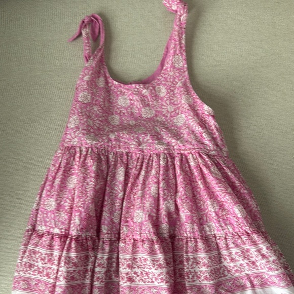 Pink Chicken Floral Sleeveless Dress - Picture 1 of 4